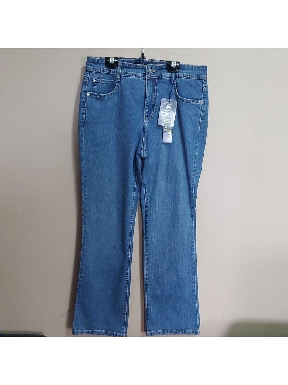 Gloria Vanderbilt Classic Blue Bootcut Petite Size 12 Women's Jeans